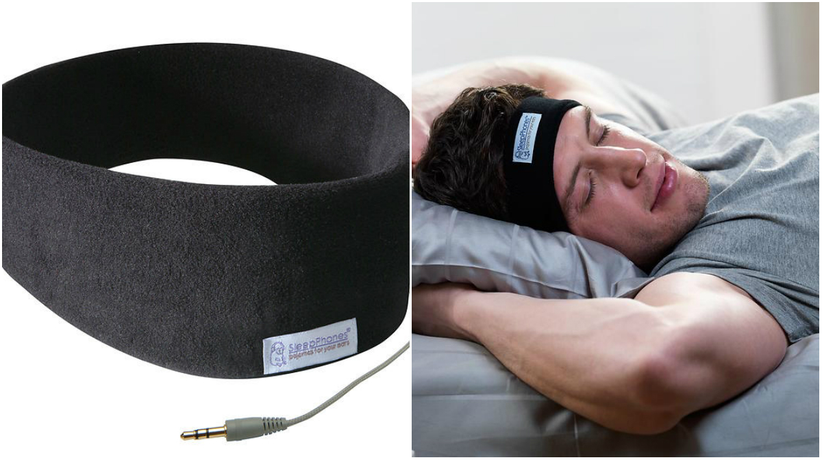 Pannband med hörlurar Pannband med hörlurar