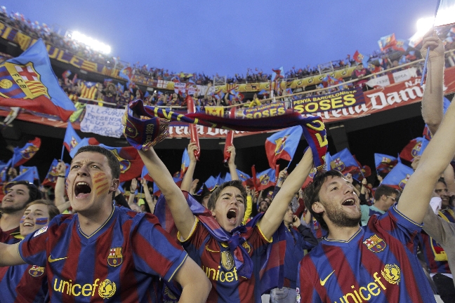 Barca-fansen fick jubla många gånger under säsongen då Barca återigen spelade hem serien med stor marginal.