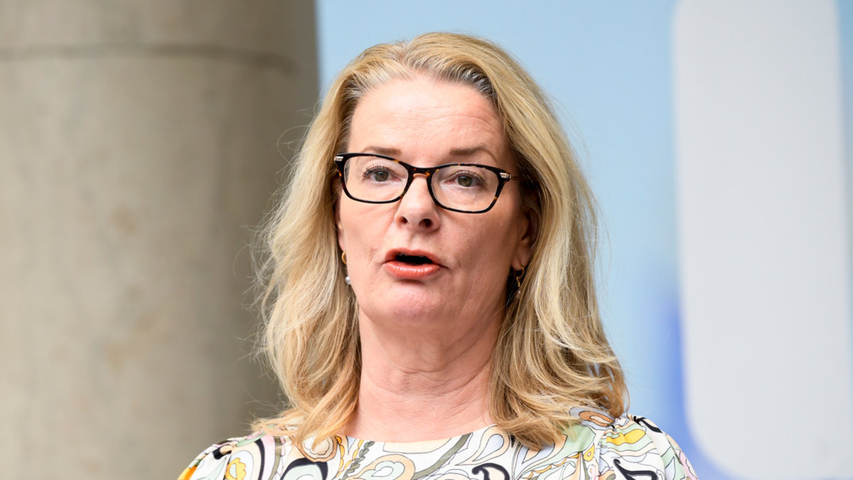 Skolminister Lotta Edholm (L). Arkivbild.
