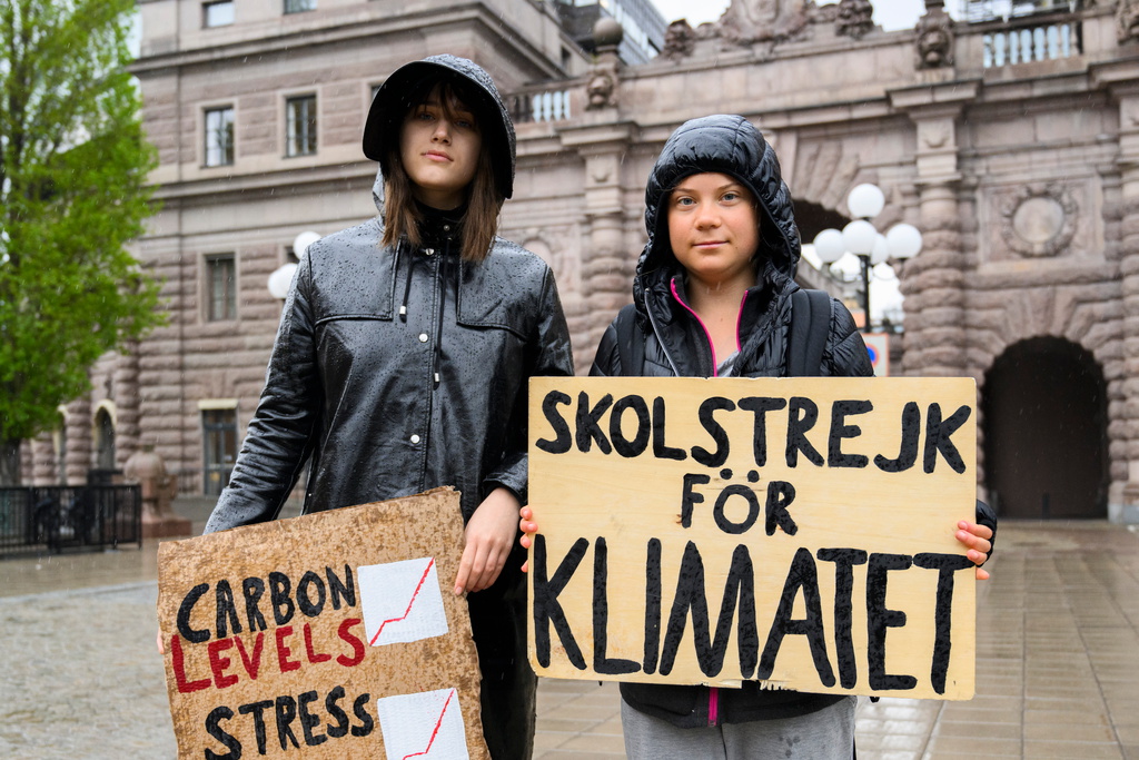Isabelle Axelsson och Greta Thunberg från Fridays for future har inte mycket hopp inför miljökonferensen Stockholm+50 som hålls i Stockholm den 2–3 juni.