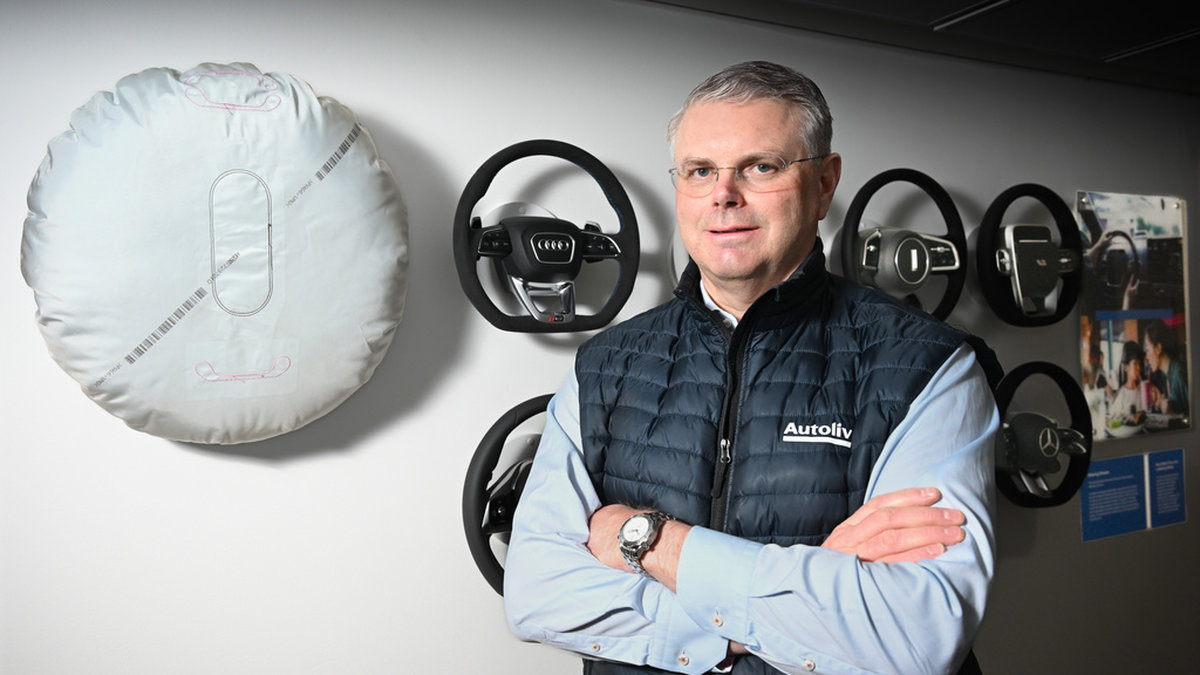 Trafiksäkerhetsföretaget Autolivs vd Mikael Bratt.