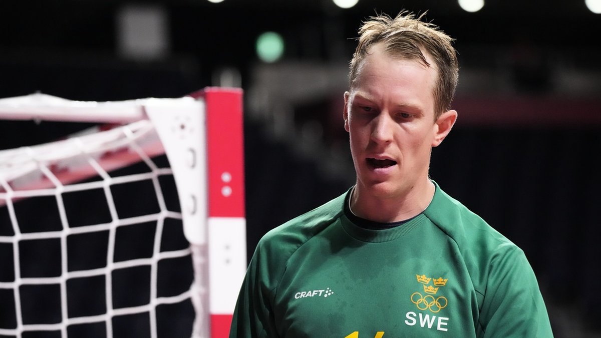 Mikael Aggefors spelade OS-handboll för Sverige i Tokyo 2021. Arkivbild.