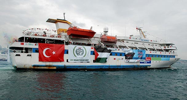 Det var på det turkiska fartyget Mavi Marmara som aktivisterna ska ha angripit soldaterna. 