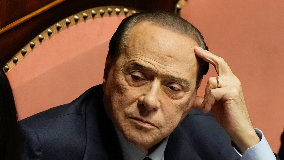 Italiens tidigare premiärminister Silvio Berlusconi. Arkivbild.