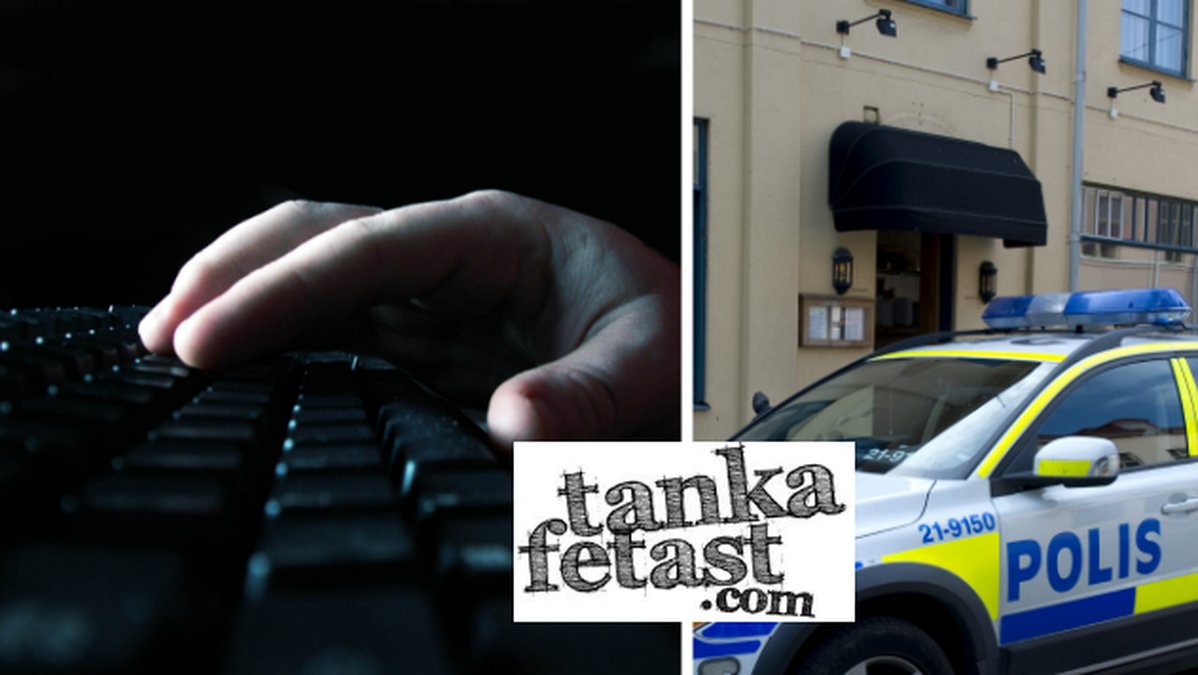 En administratör från torrentsajten TankaFetast hämtades av polis.