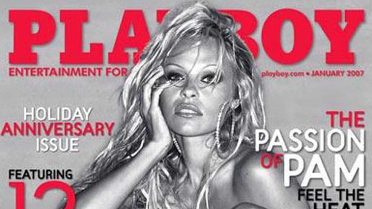 Pamela poserar för Playboy 2007.
