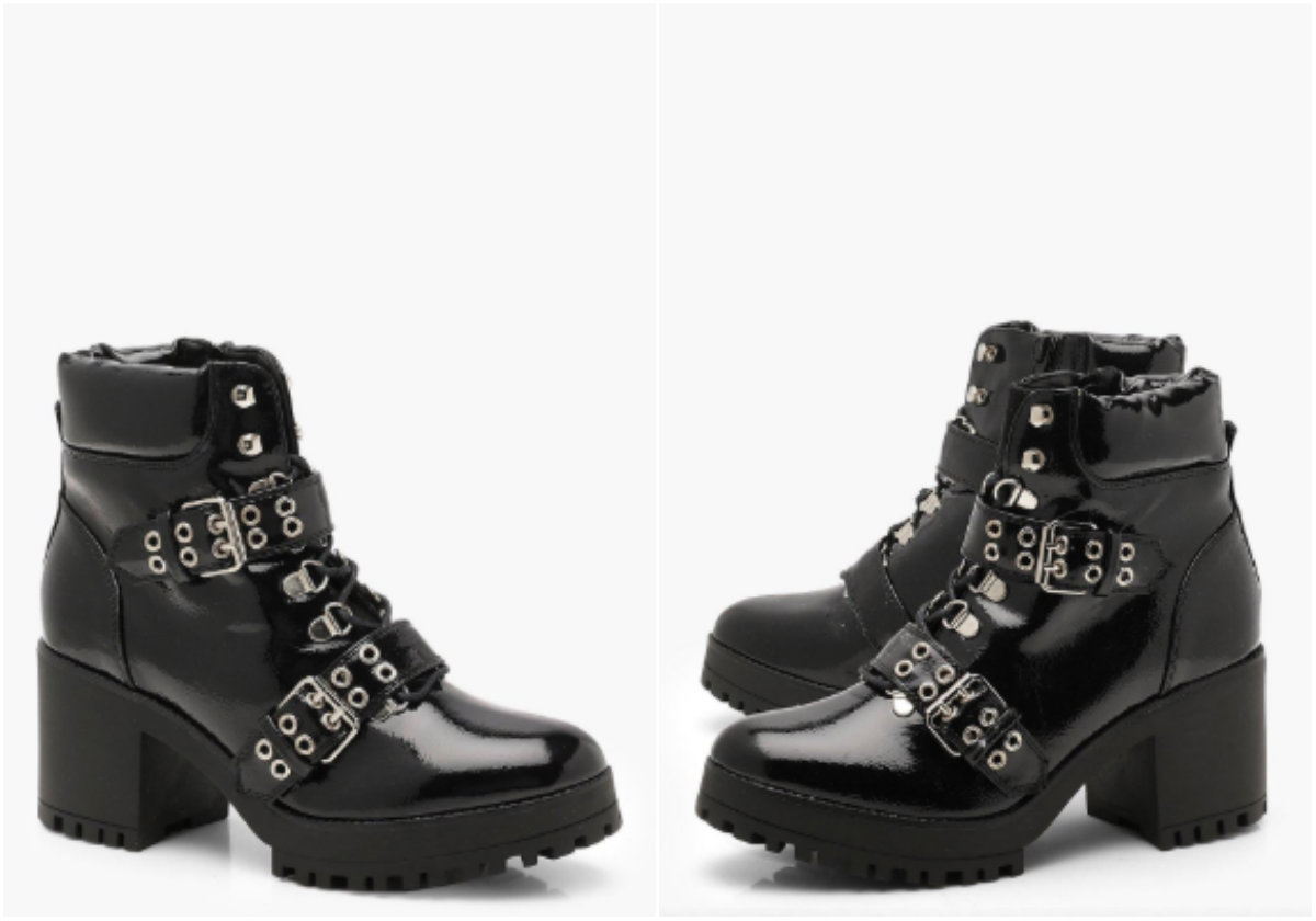 Svarta Chunky Boots Svarta Chunky Boots