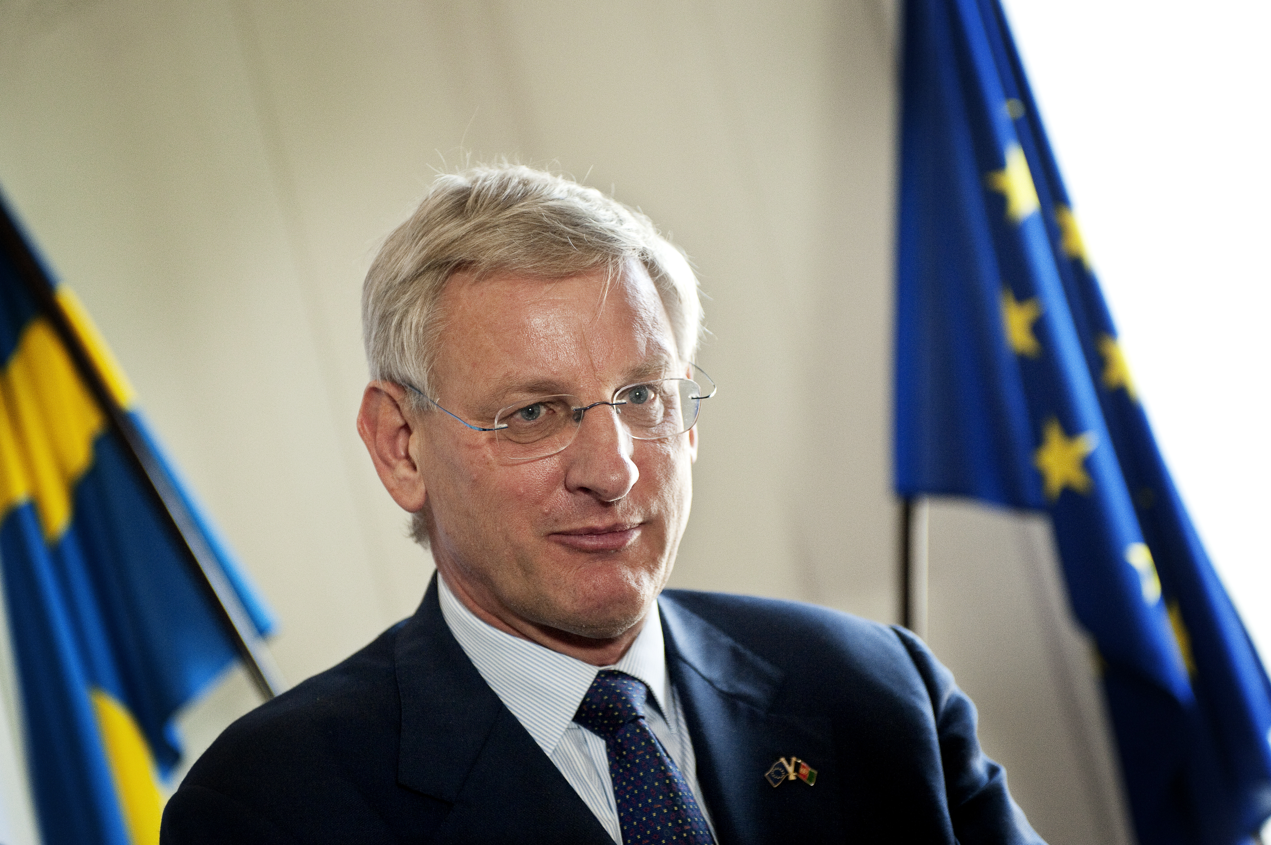 Att Carl Bildt för regeringens talan kring Ship to Gaza är inget problem, enligt Emma Marie Andersson.