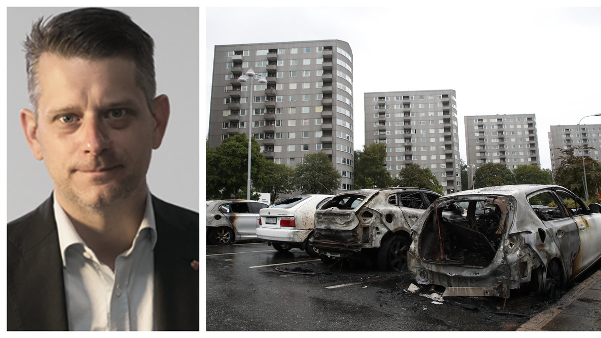 Över 100 bilar vandaliserades 13/8-2018 i Frölunda, Göteborg