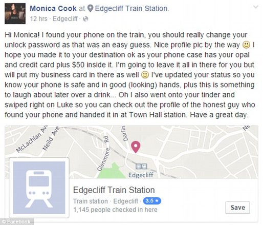 Fick sin status uppdaterad av främmande man Fick sin status uppdaterad av främmande man