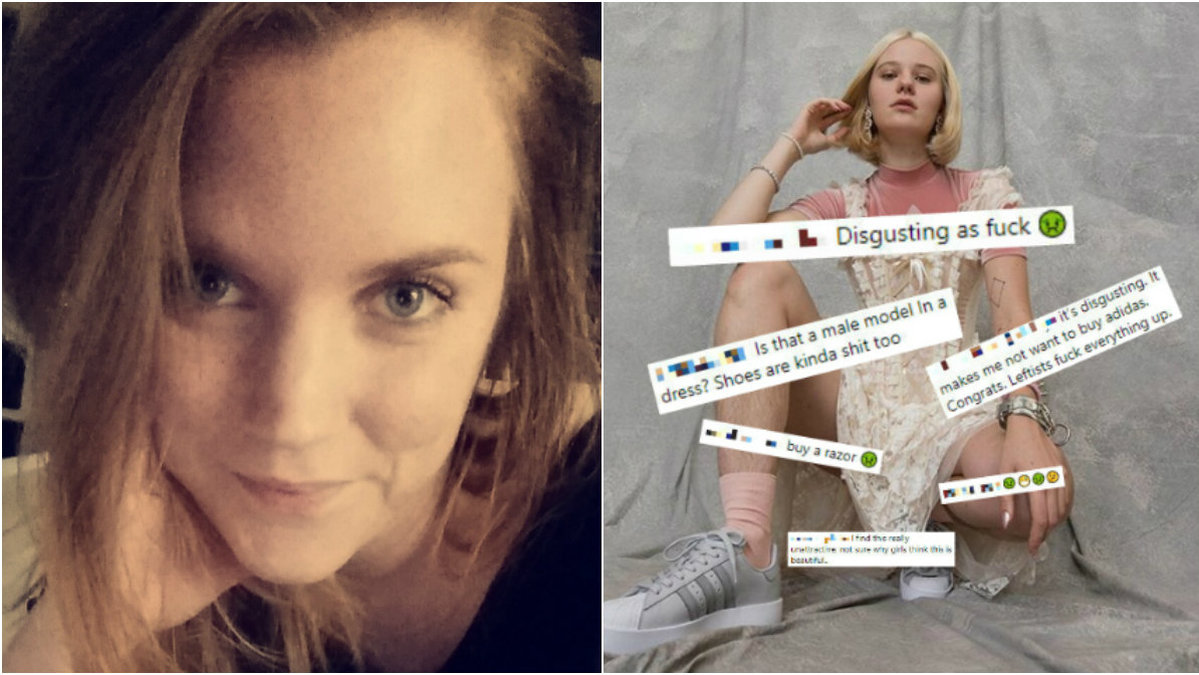 Adidas och modellen Arvida Byström mötte stark kritik från följare på Instagram – på grund av hennes orakade ben. Angelica Tillaeus har tröttnat på skönhetsnormerna och tycker att kvinnor måste få se ut som de vill.