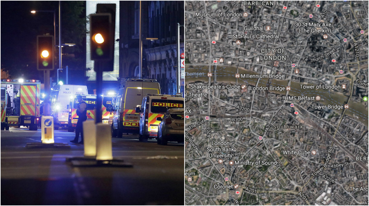 Terrorattacken på London Bridge, Terrordåd