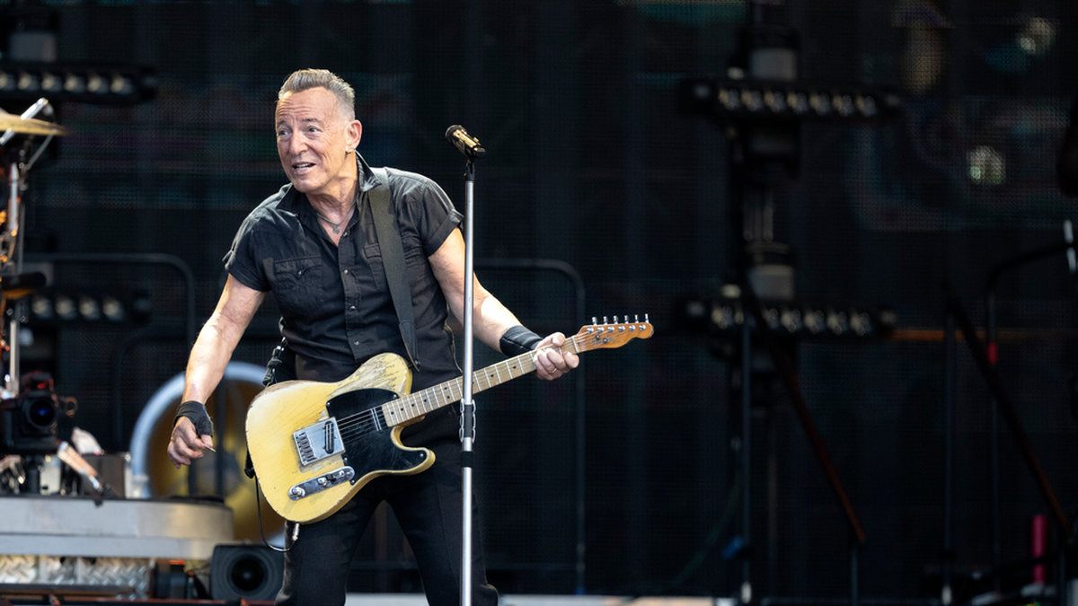Bruce Springsteen och The E Street Band på Ullevi i juni. Arkivbild.
