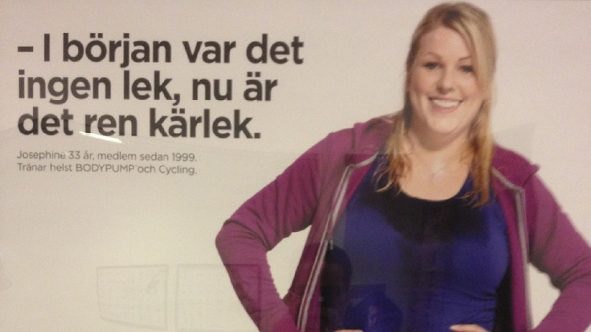Det är den här reklamen, som är över ett år gammal, som Katrin skrivit hårt om i sin blogg.