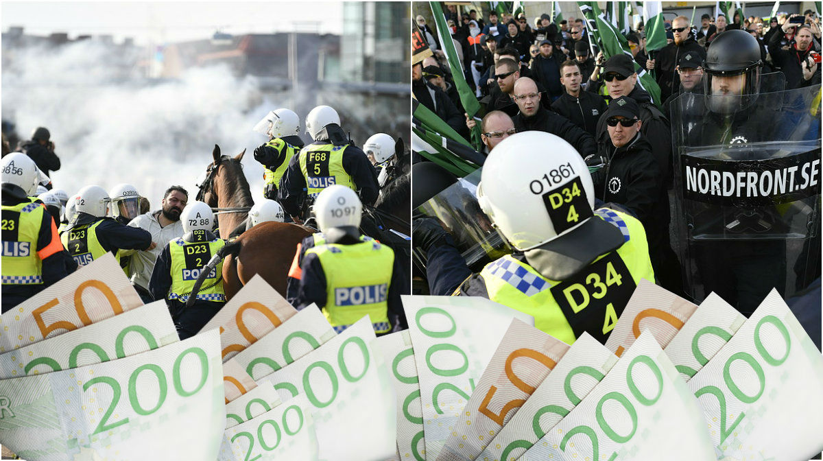 Polisen, Göteborg, Nordiska Motståndsrörelsen, Demonstration