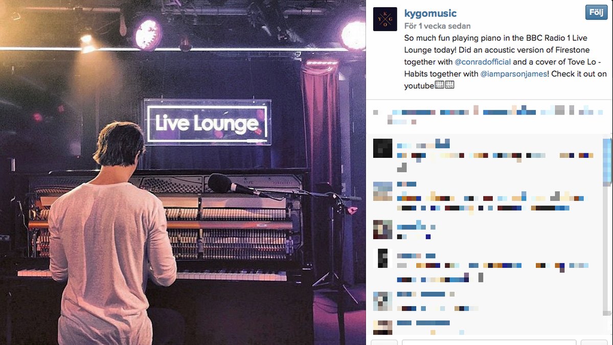 Kygo la upp den här bilden på Instagram.