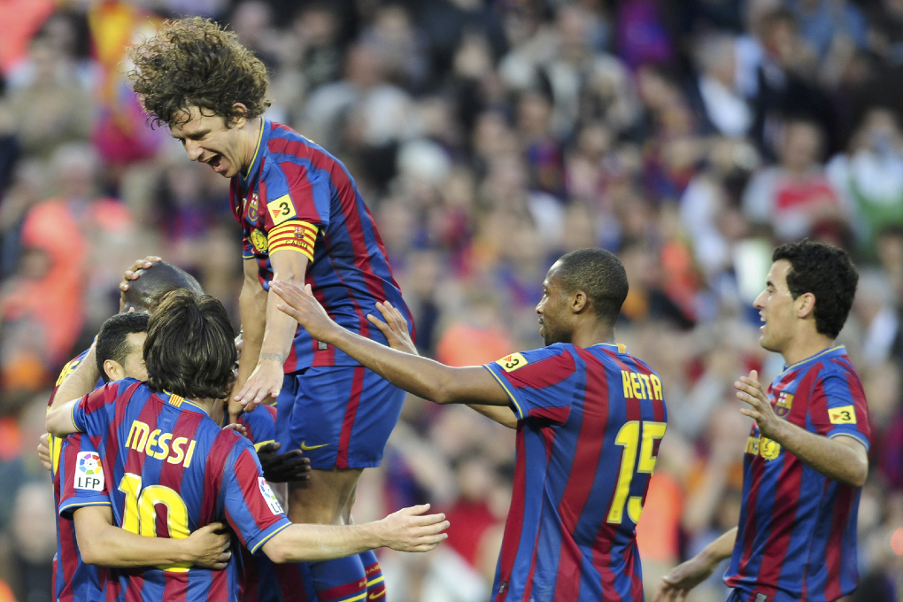 Barcelona vann guldet för tredje säsongen i rad.