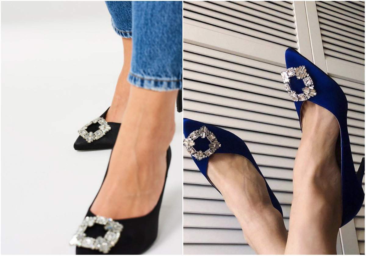 Pumps med diamant Pumps med diamant