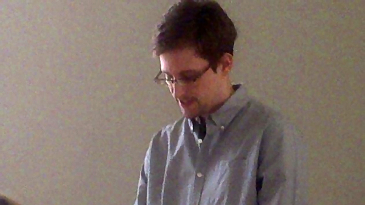Visselblåsaren Edward Snowden.