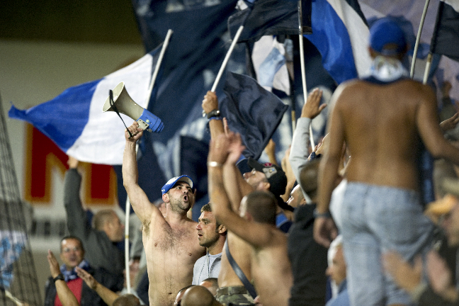 Ett tusental gästande supportrar befann sig på Borås Arena under gårdagens match.