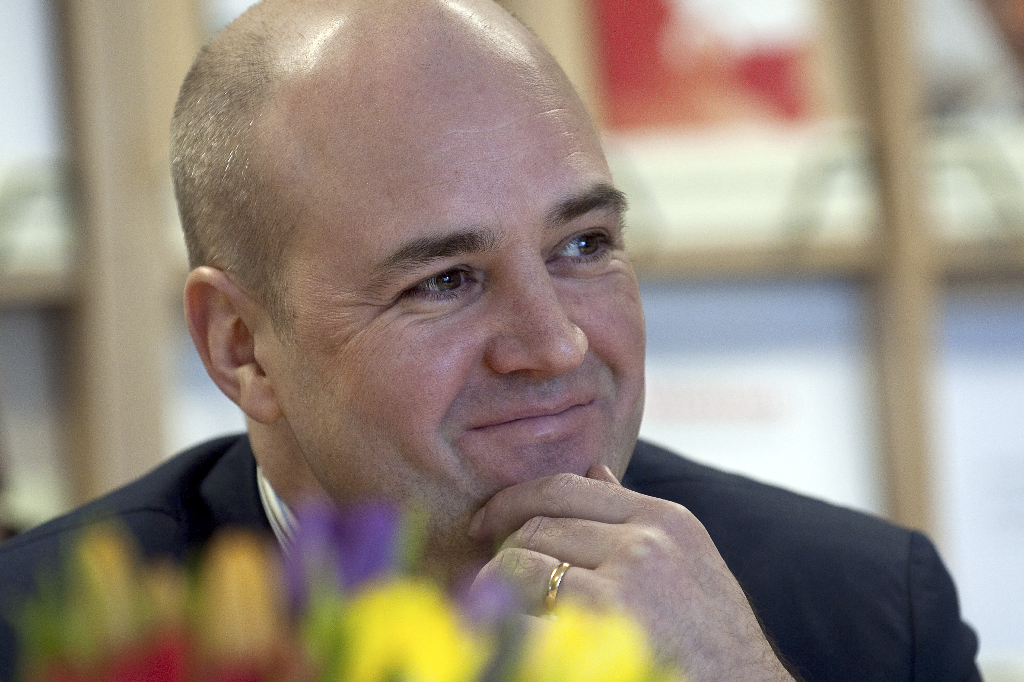 Fredrik Reinfeldt - tilbaka på tyckartronen.