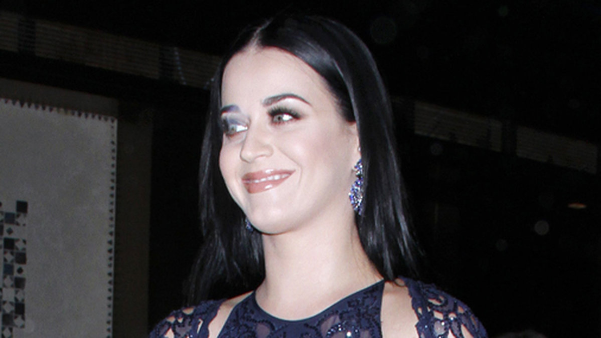 Katy Perry kände sig fet på röda mattan. 