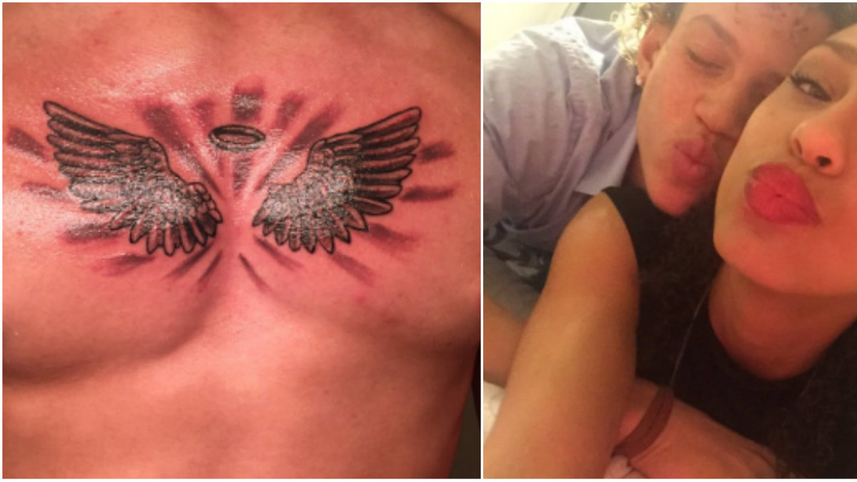 Bilden på den nygjorda tatueringen har fått folk att gråta okontrollerat. 