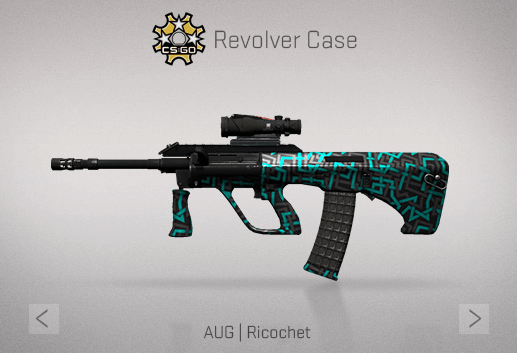 En nya AUG-skin. Ricochet. En nya AUG-skin. Ricochet.