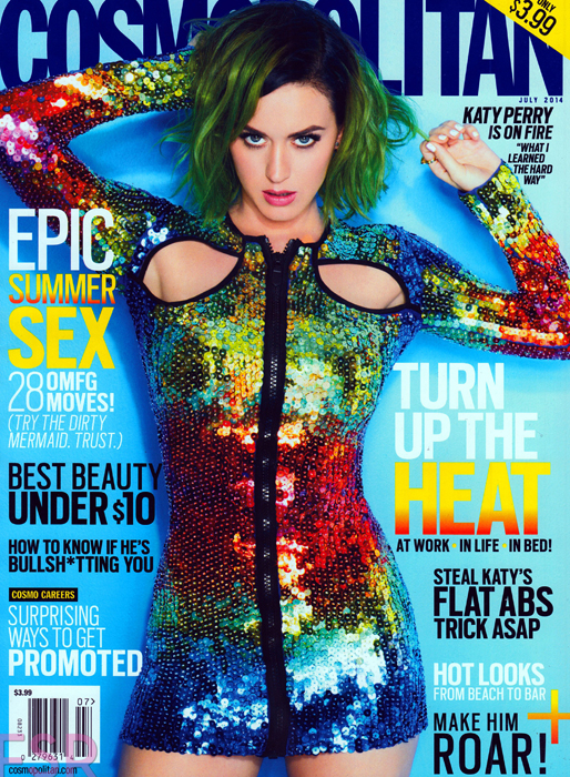 Katy Perry på omslaget av amerikanska Cosmopolitan. Katy Perry på omslaget av amerikanska Cosmopolitan.