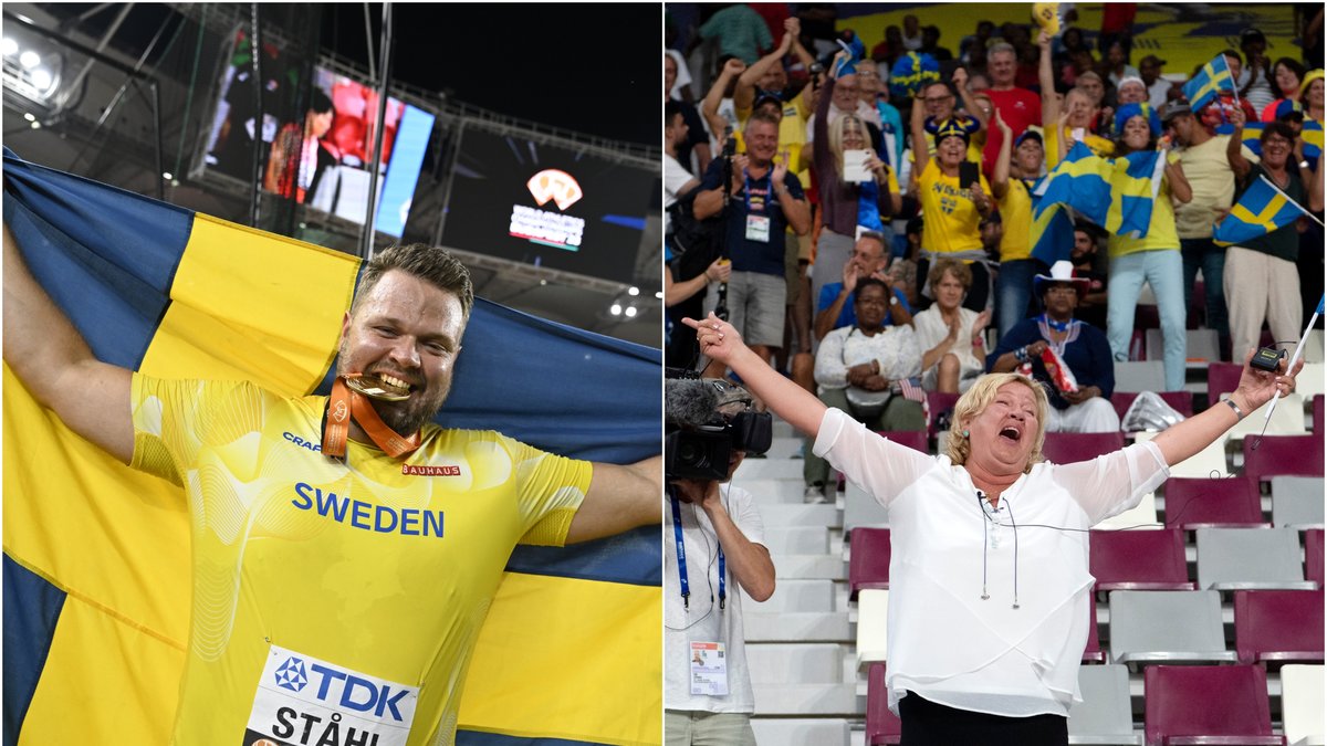 Hemma i tv-soffan jublade mamma Taina och pappa Jan efter sonens VM-guld.