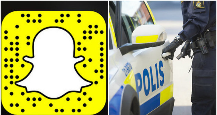 Polisen, Varning, Snapchat, instagram