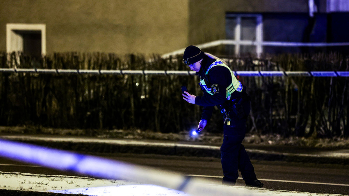 En man i 30-årsåldern skottskadades i Linköping i onsdags.