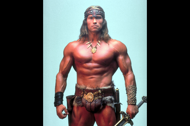 Det stora genombrottet på vita duken kom 1982 när en supermusklad Arnold fick spela "Conan". Filmen fick två år senare en uppföljare i "Conan - Förgöraren". Det stora genombrottet på vita duken kom 1982 när en supermusklad Arnold fick spela "Conan". Filmen fick två år senare en uppföljare i "Conan - Förgöraren".
