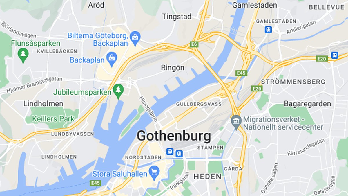 Google maps, Göteborg