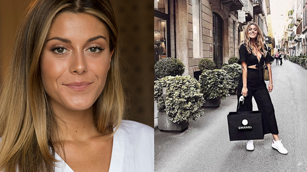 Bianca Ingrosso köpte väskor för 60 000 kronor.