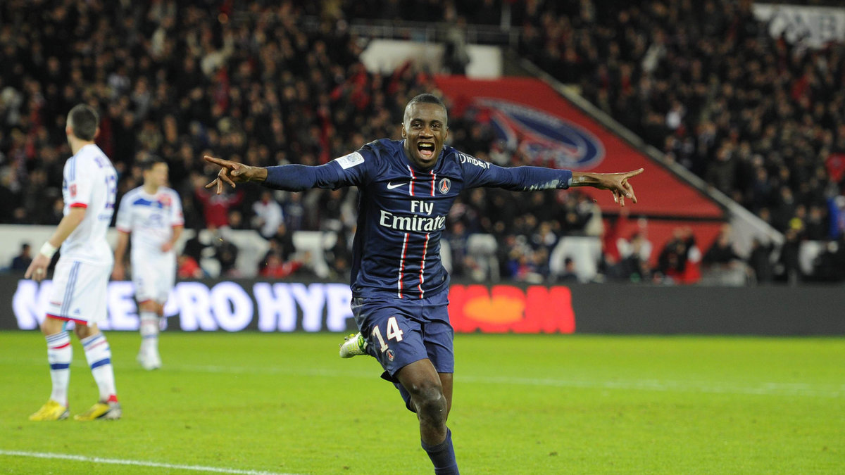 Blaise Matuidi blev matchvinnare för PSG mot Lyon. Efter pass av Zlatan.