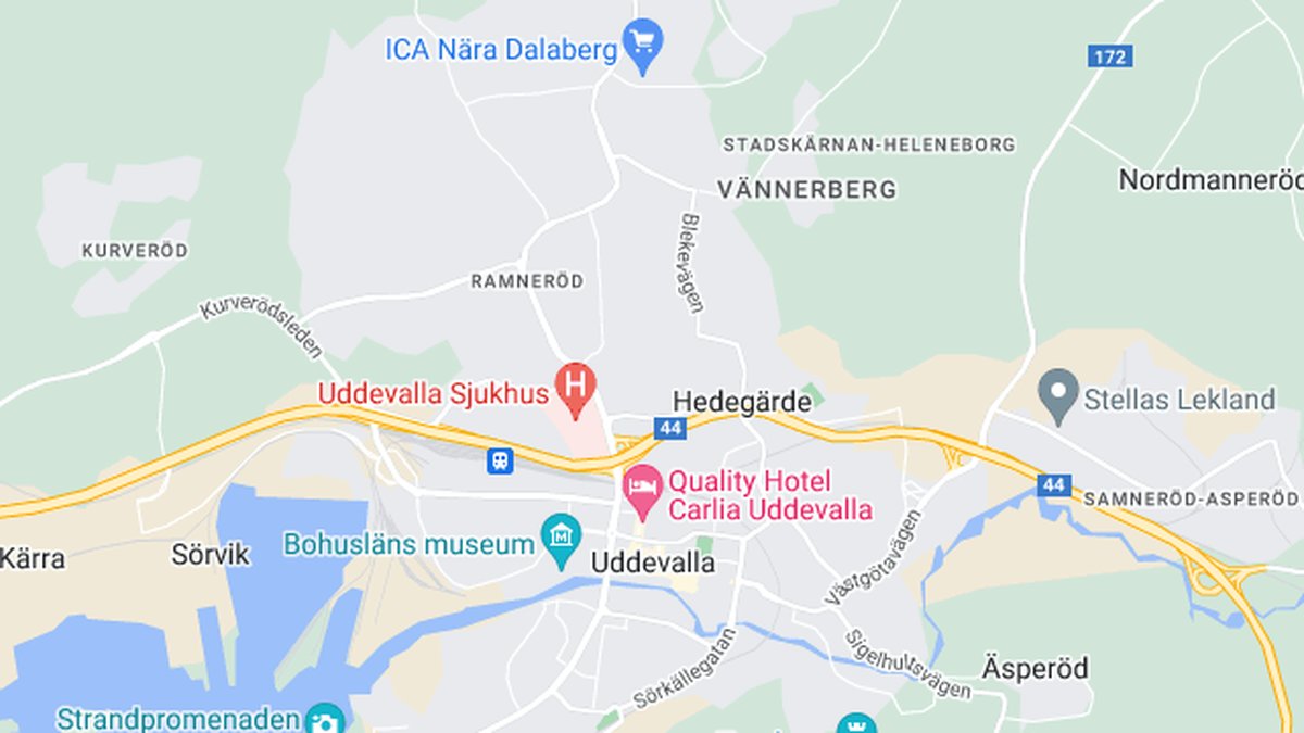 Google maps, Uddevalla