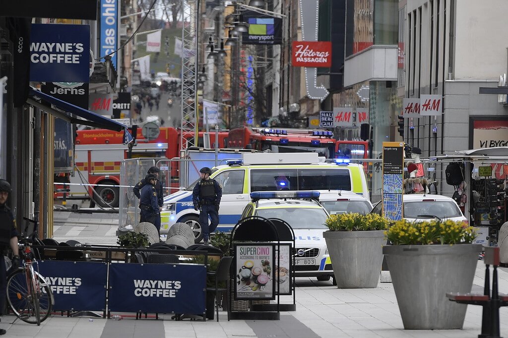 Terror i Stockholm. Terrorism.