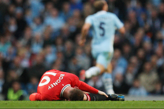 Wayne Rooney kunde inget göra när Manchester United föll i måstematchen.