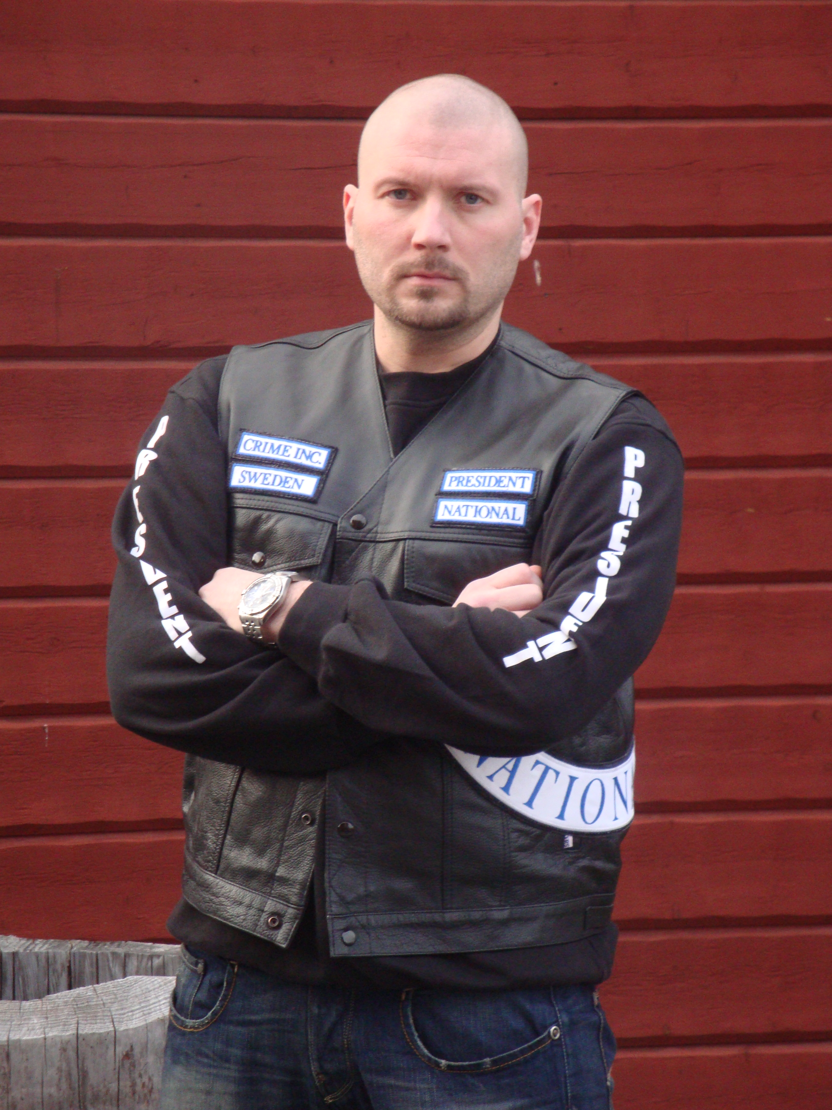 Jonas Bergdahl, tidigare OG-ledare, är numera president för Crime Inc Sweden.