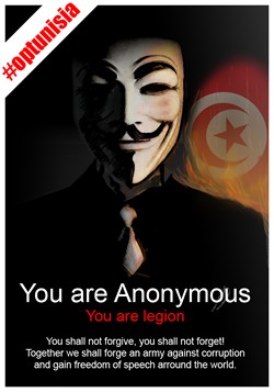 Anonymous - läskiga men spännande hackers.