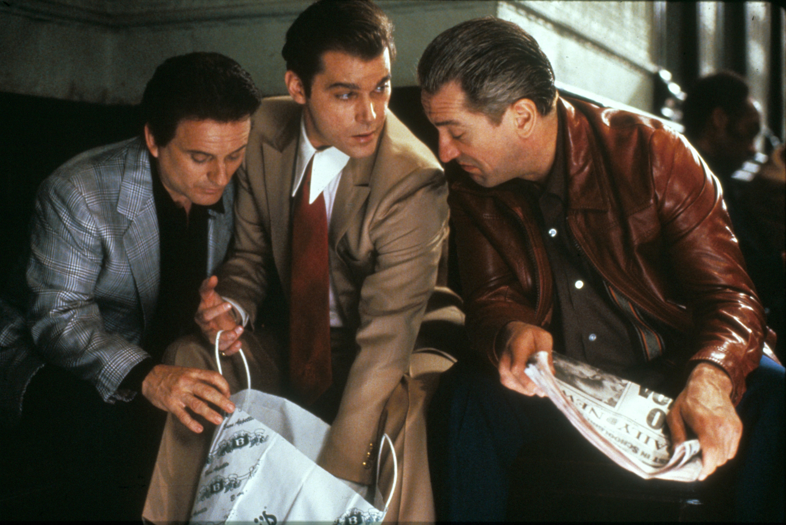 Joe Pesci, Ray Liotta och Robert DeNiro i en av de allra största filmklassikerna.