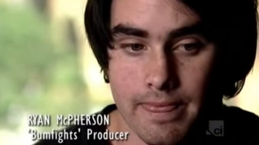 Ryan McPherson är en av skaparna bakom serien "Bumfights".