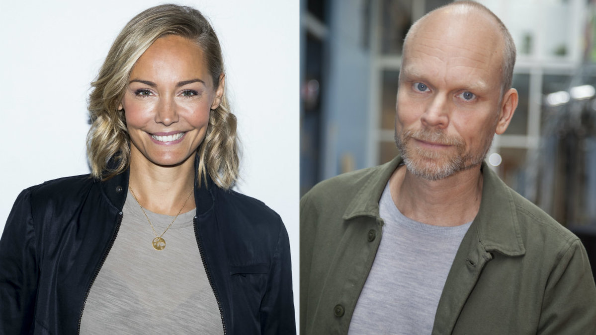 Kristian Luuk och Carina Berg gick igenom en jobbig skilsmässa