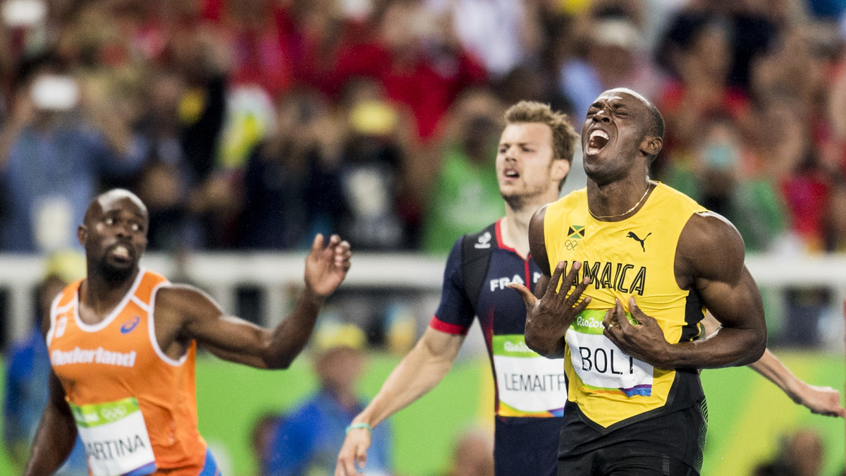 Bolt berättade efter vinsten att det här är hans sista OS. 
